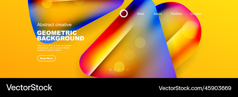 Abstract background for your landing page design Abstract background for your landing page design Vector Image
