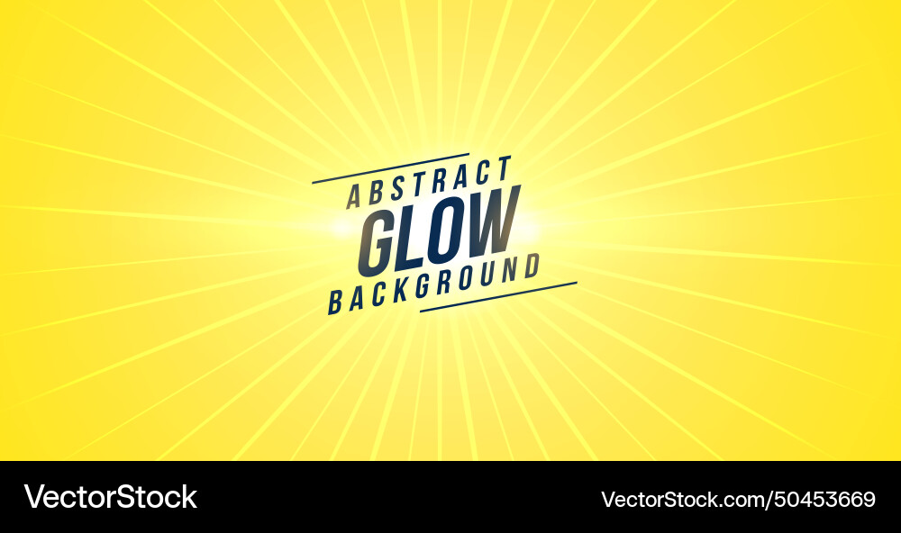Abstract glowing lines yellow backdrop Vector Image