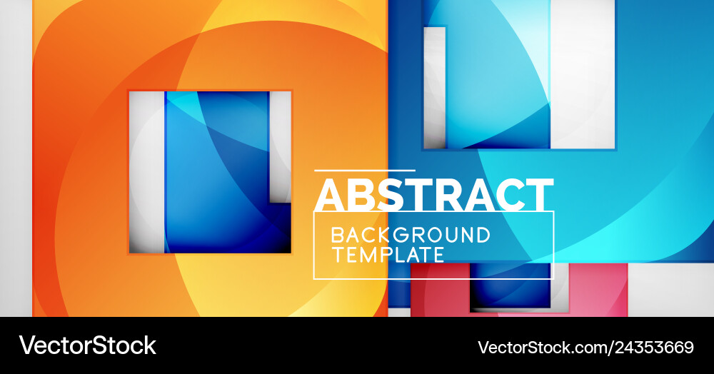 Background with color squares composition modern Background with color squares composition modern Vector Image