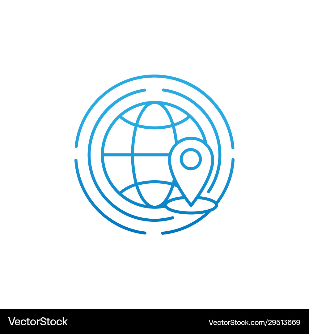 Maps location icon design simple Maps location icon design simple vector image
