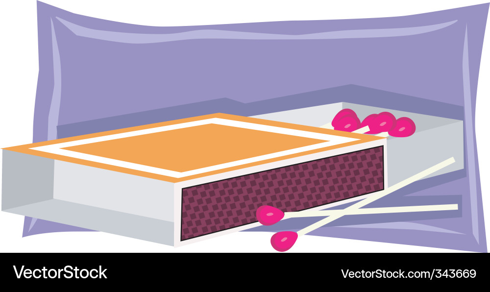 Matchbox Vector Image