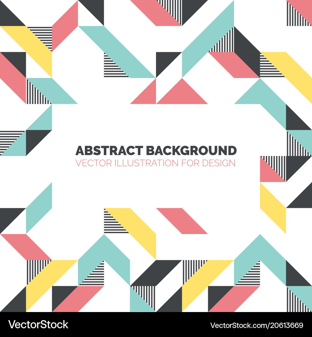 Modern background with triangles and lines Modern background with triangles and lines vector image