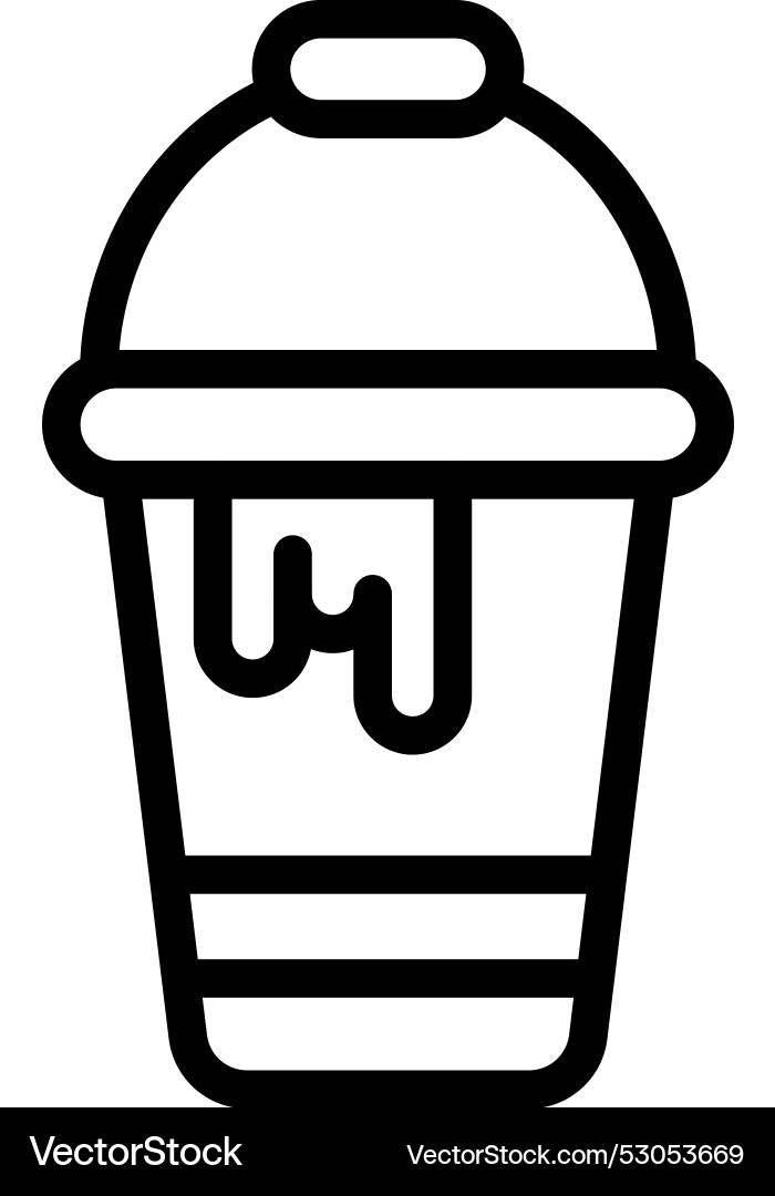 Paint bucket icon design Vector Image