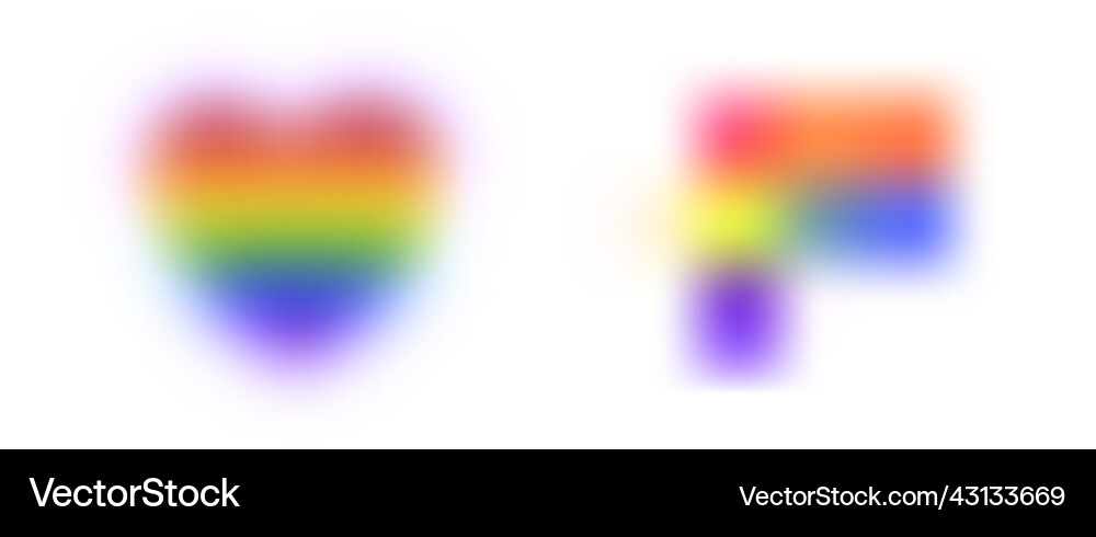 Rainbow blured abstract background for your design Rainbow blured abstract background for your design vector image