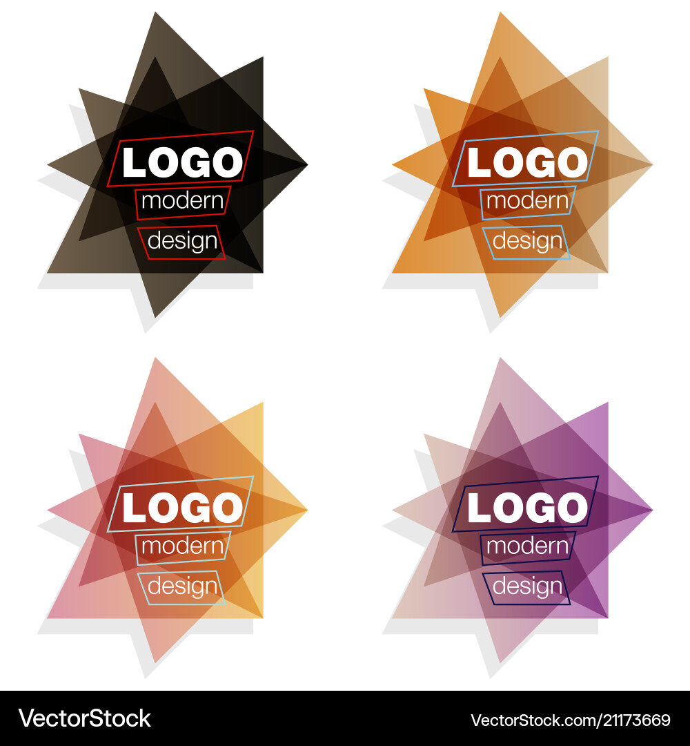 Set abstract colorful triangle dynamic splash Set abstract colorful triangle dynamic splash vector image