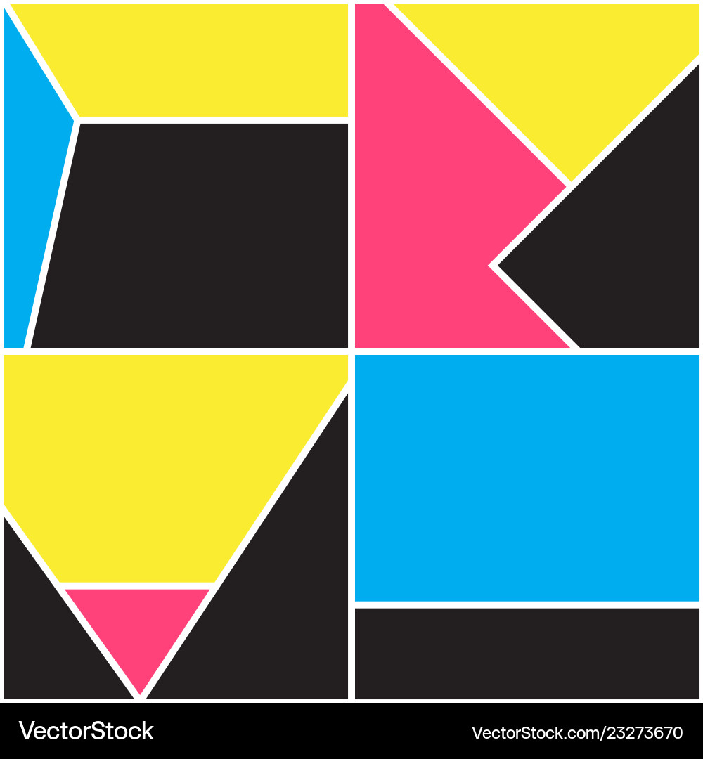 Abstract geometric seamless pattern vector image
