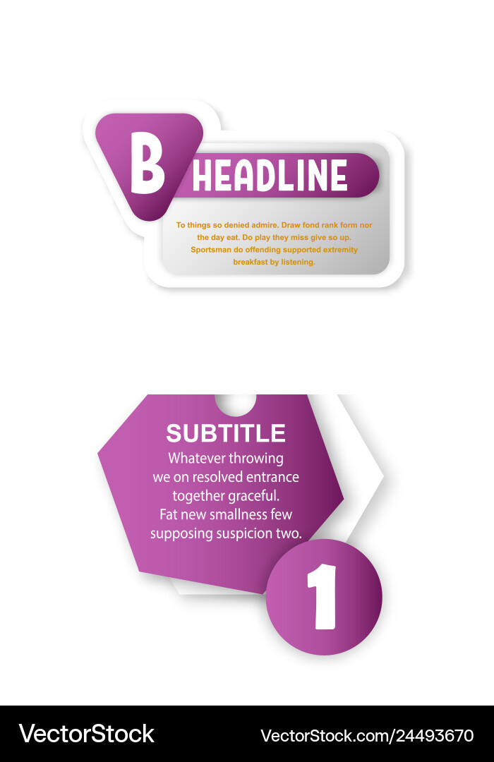 Abstract paper infographic internal and external Abstract paper infographic internal and external vector image