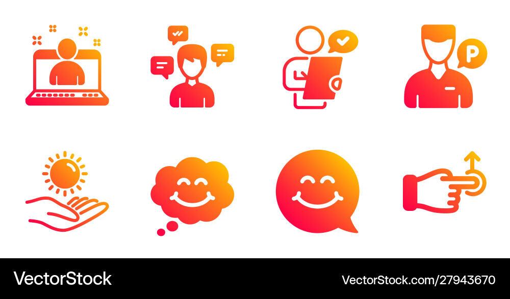 Best manager customer survey and conversation Best manager customer survey and conversation vector image