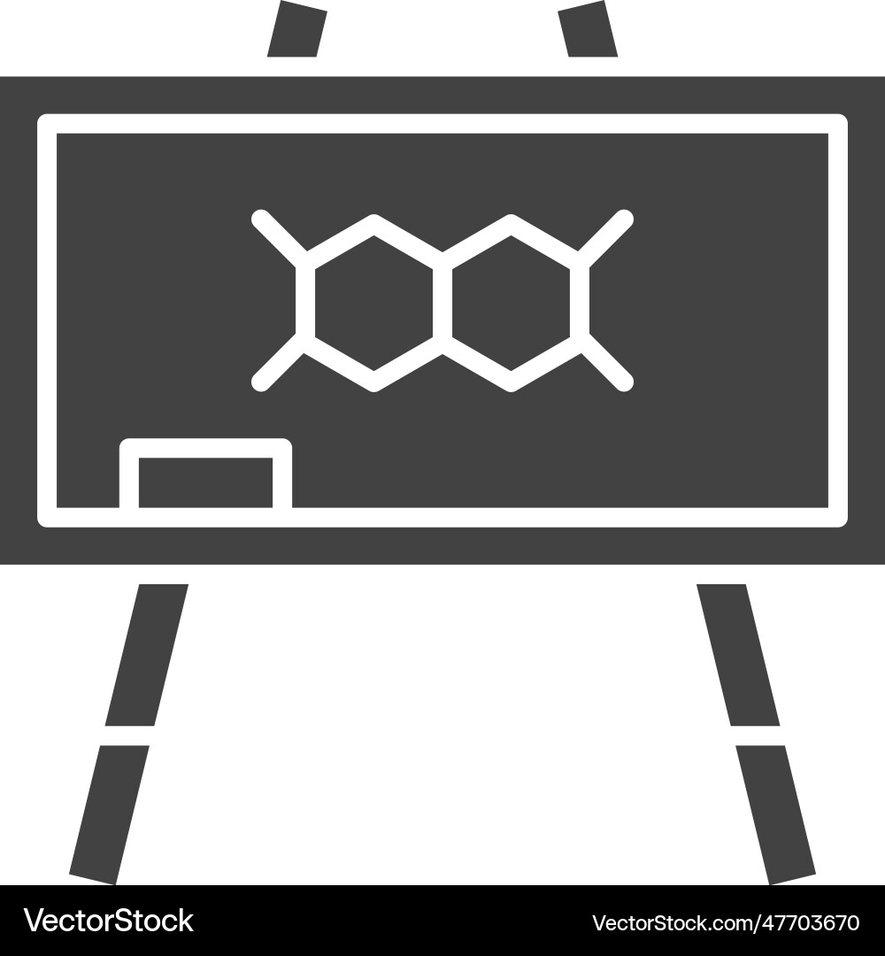 Blackboard icon image Vector Image