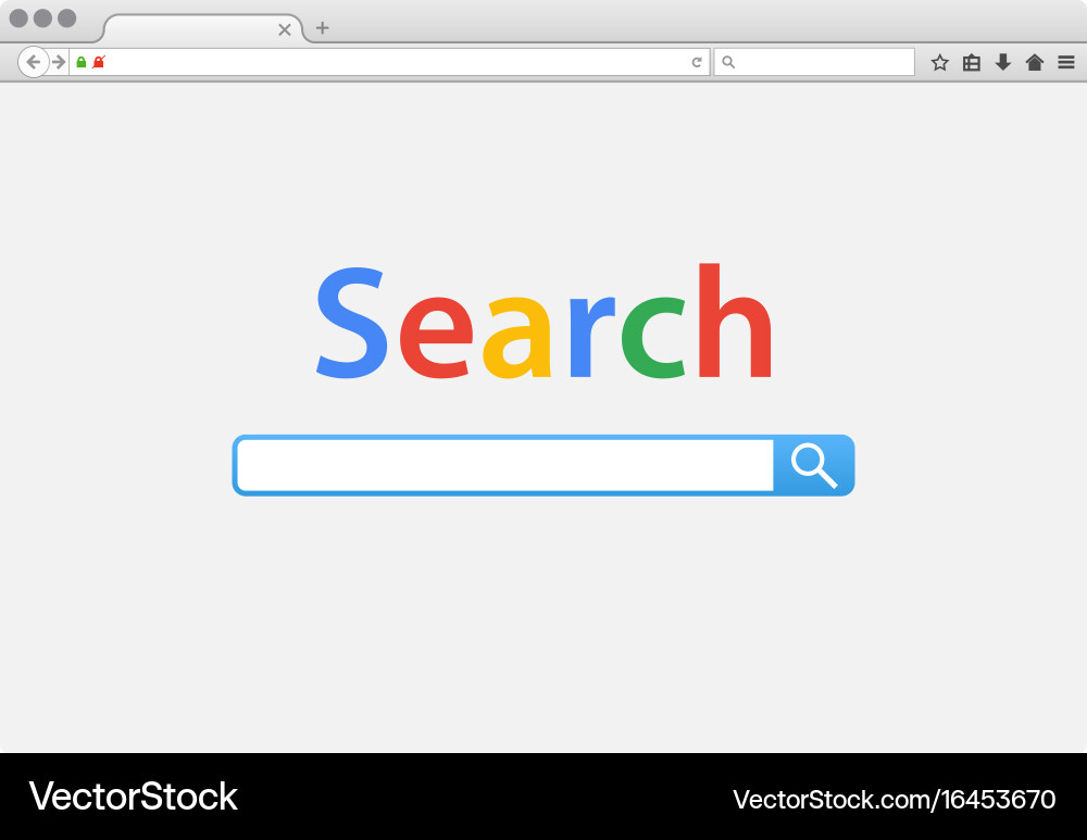 Browser window vector image