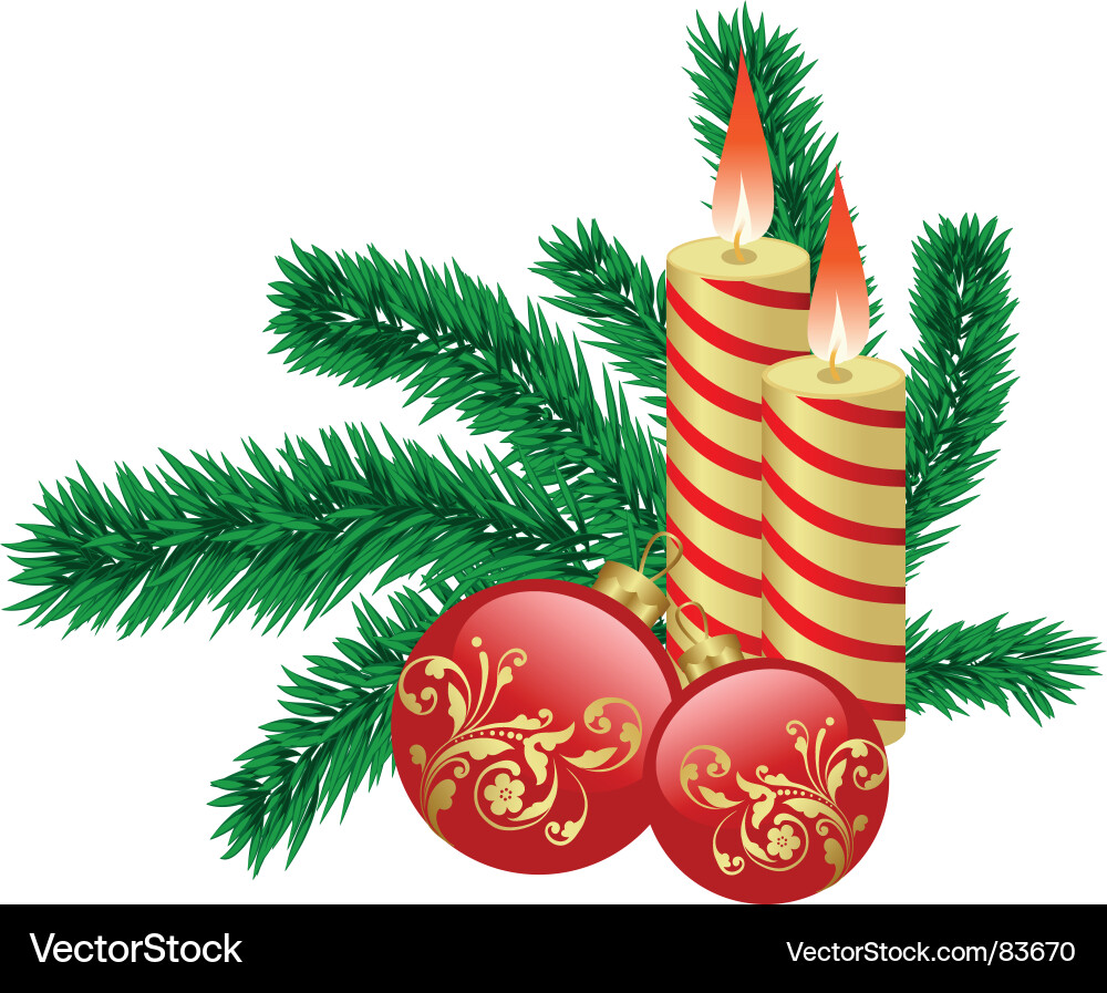 Candles Vector Image
