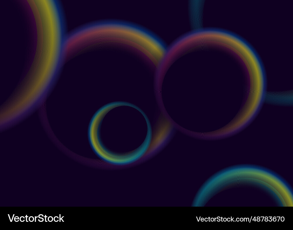 Colorful smooth galaxy circles abstract background Colorful smooth galaxy circles abstract background vector image