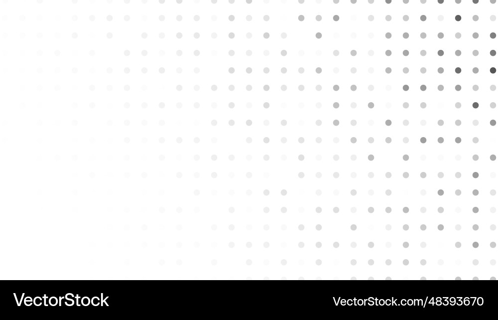 Monochrome halftone background with dots Monochrome halftone background with dots vector image