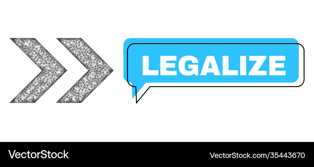 Shifted legalize conversation frame and net shift Shifted legalize conversation frame and net shift vector image