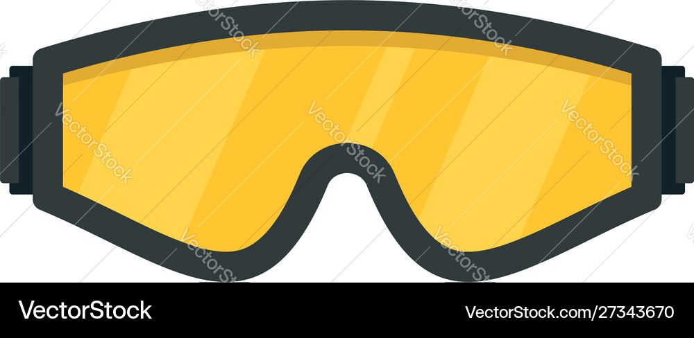 Sicherheitsglas Icon - Flacher Stil Vektorbild