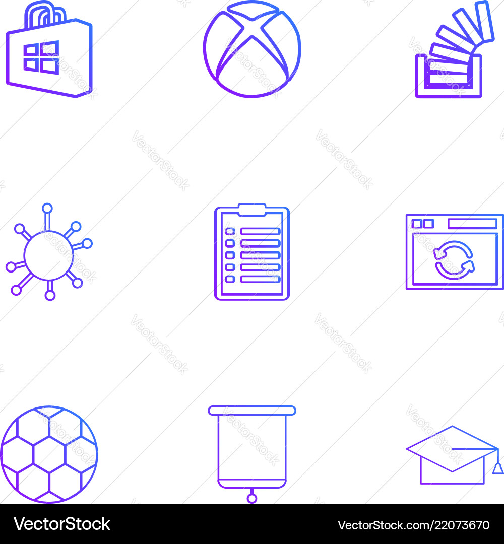 Windows store xbox stackoverflow convocation vector image
