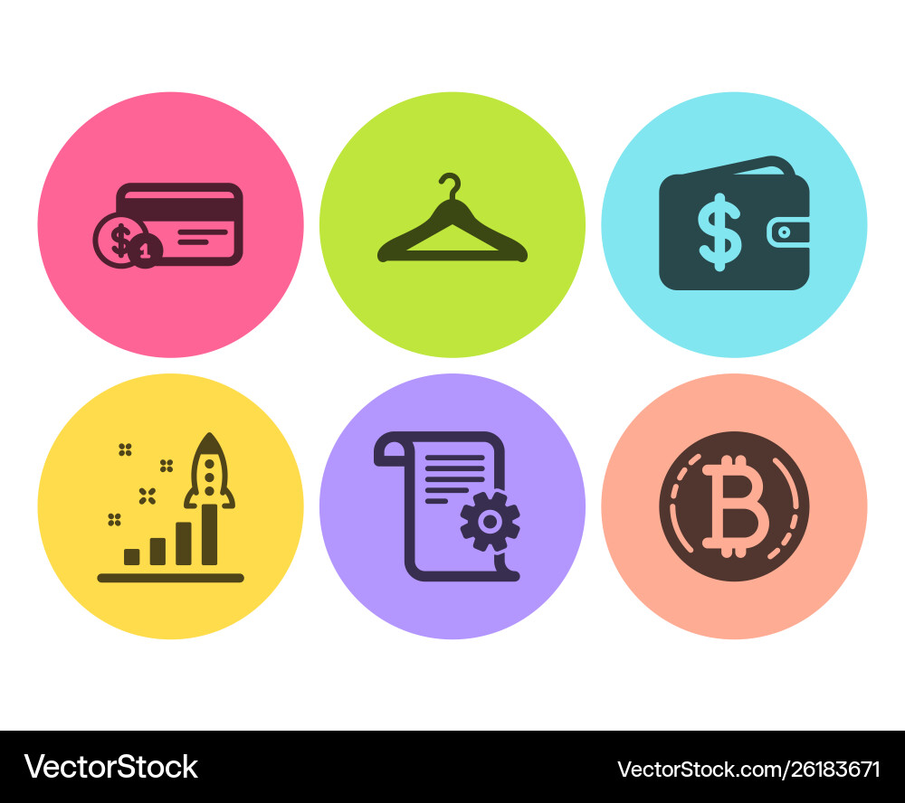 Dollar wallet technical documentation and payment Dollar wallet technical documentation and payment vector image