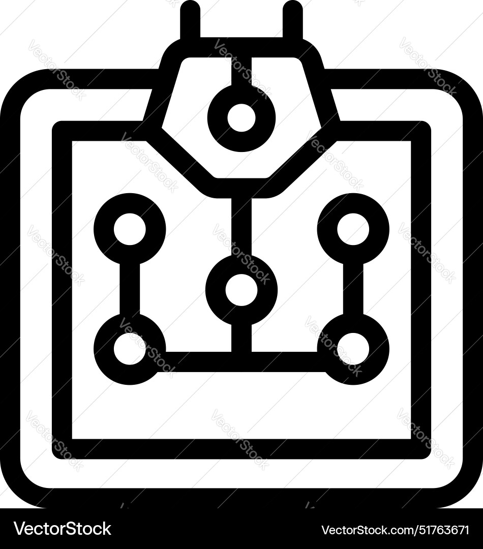 Electronic microchip circuit board computing Electronic microchip circuit board computing vector image