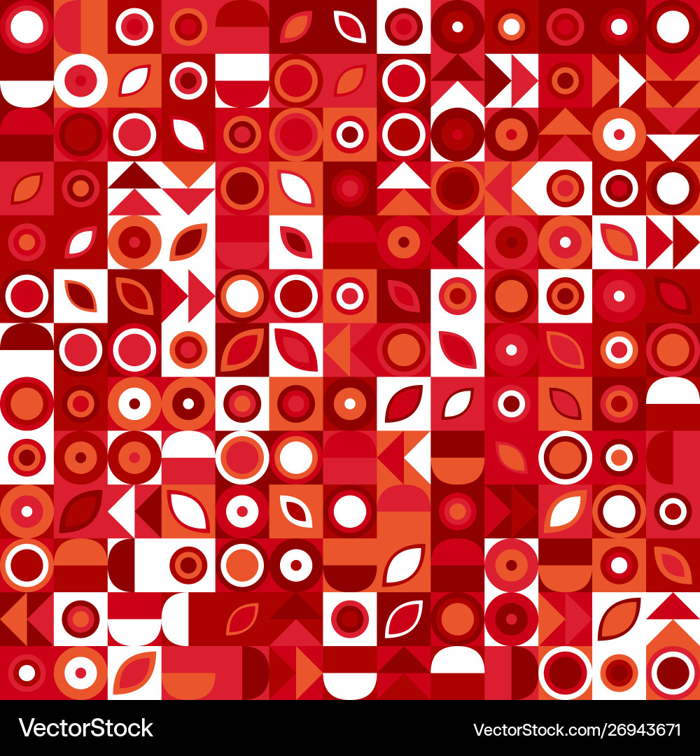 Geometric pattern background - colorful abstract vector image