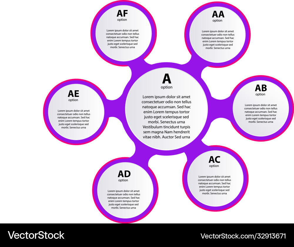 Infographic report template with lines and icons Vector Image