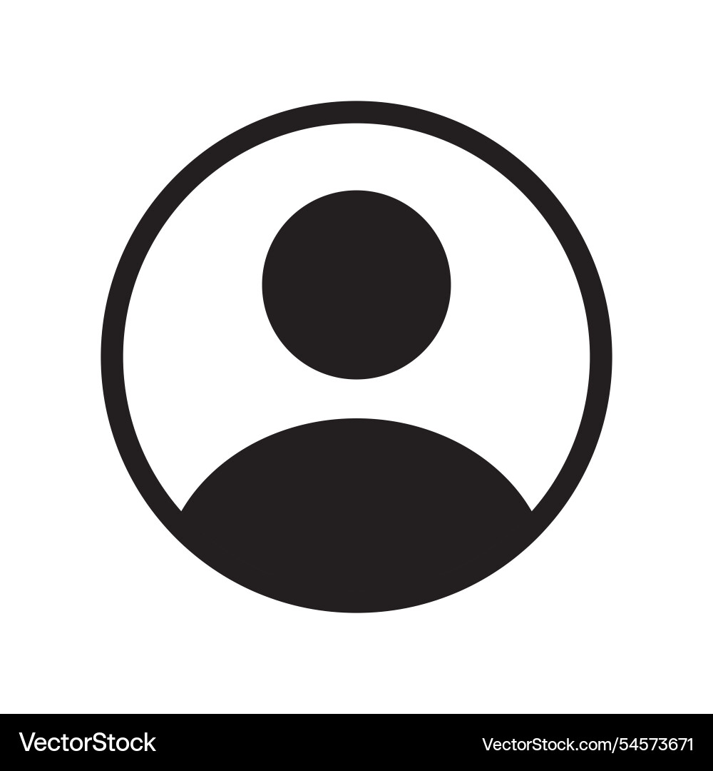 User profile login or access authentication icon User profile login or access authentication icon vector image