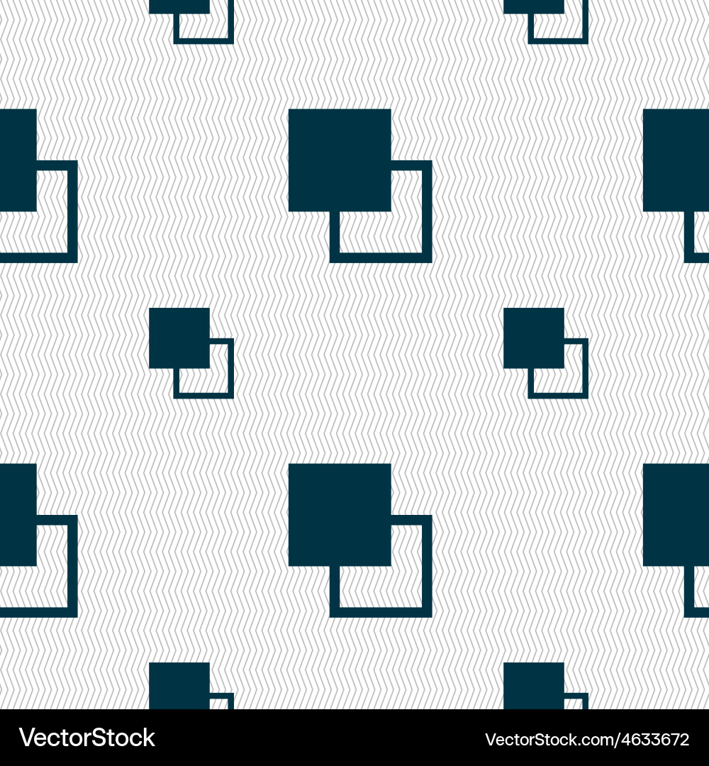 Active color toolbar icon sign seamless pattern vector image