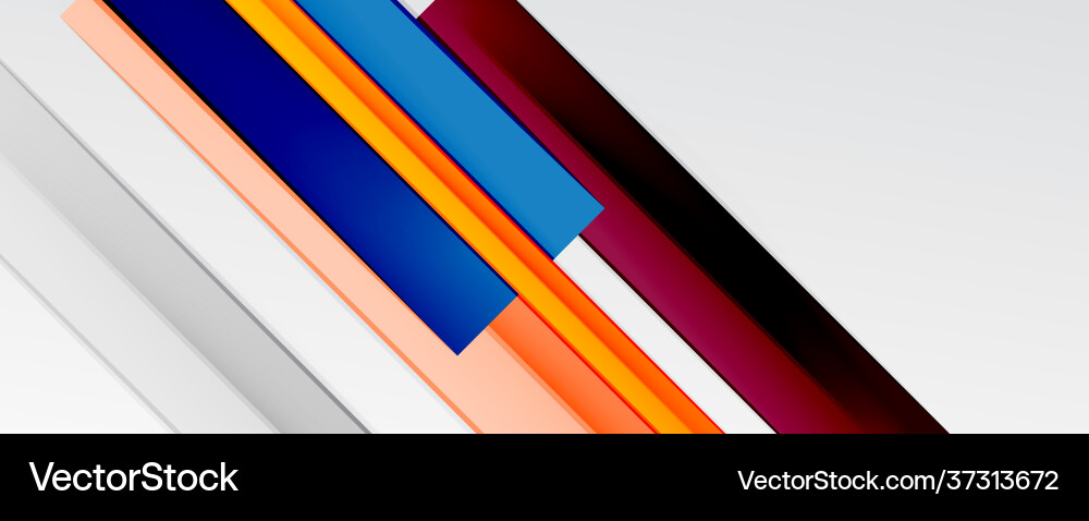 Multicolored Abstract Line Background vector image