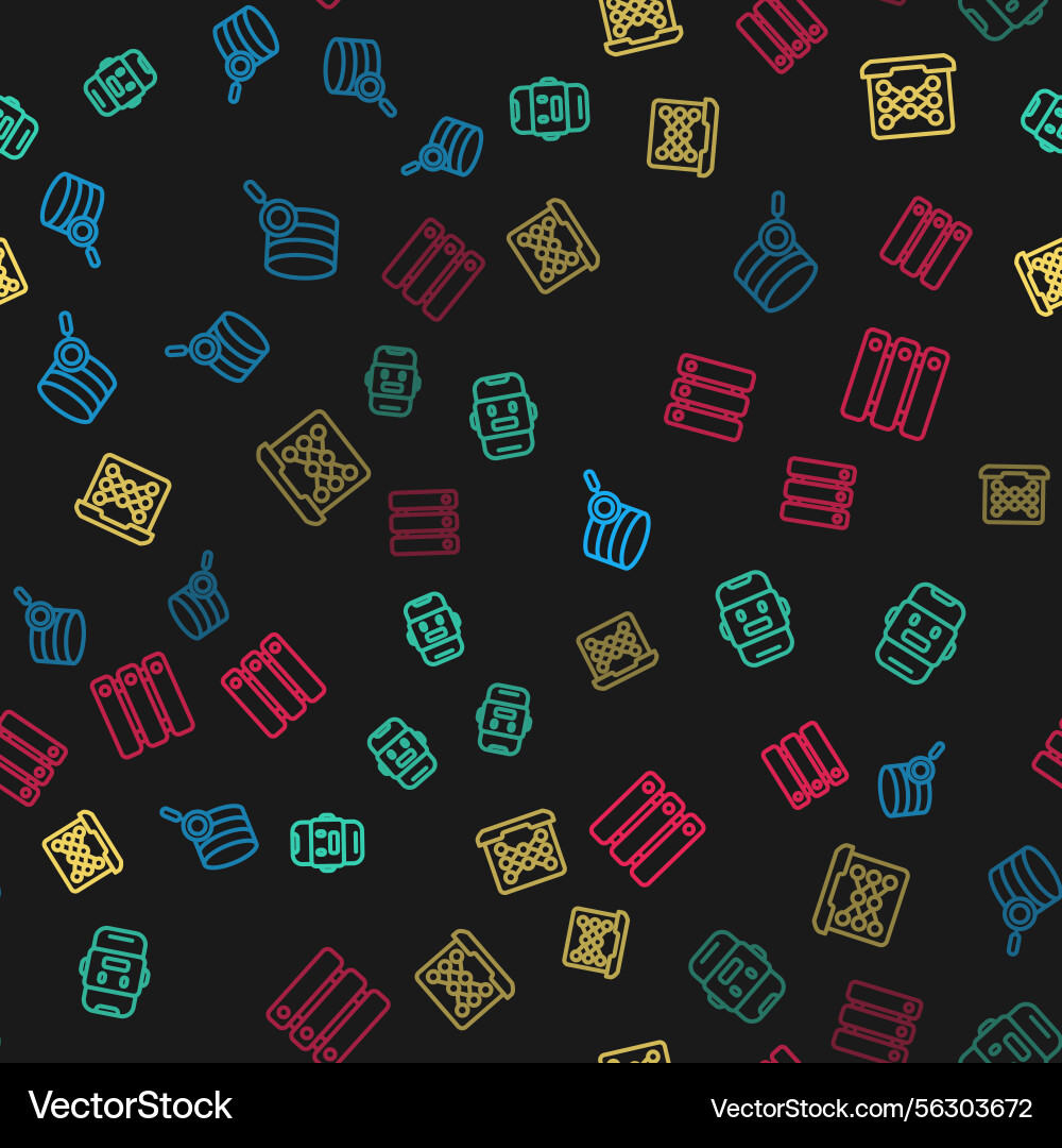 Neural Network Data Pattern Vector Image