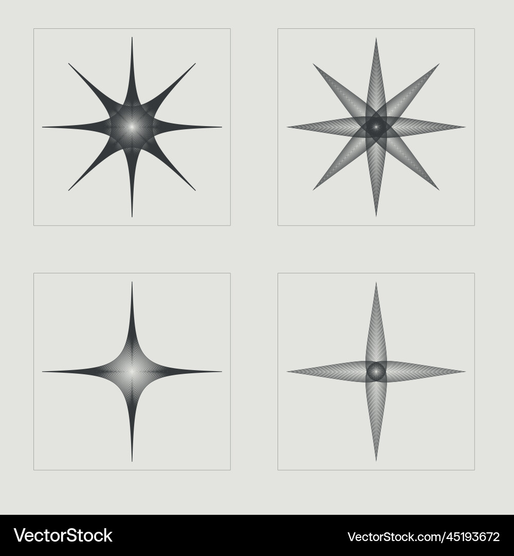 Set of y2k style objects brutalism Set of y2k style objects brutalism Vector Image
