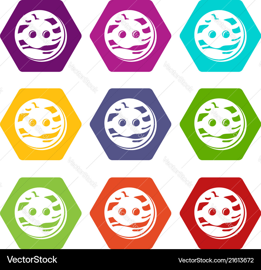 Tailor button icons set 9 Tailor button icons set 9 Vector Image