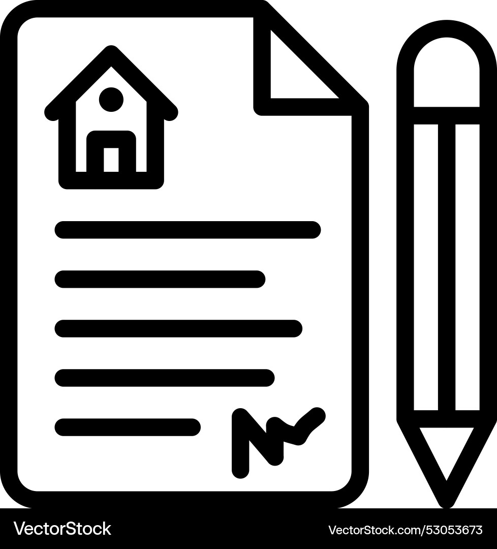 Contract icon design vector image