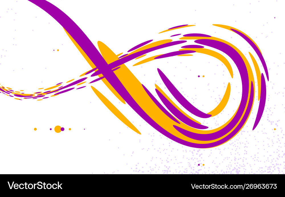 Flowing fluid 3d dimensional abstract shape Flowing fluid 3d dimensional abstract shape vector image