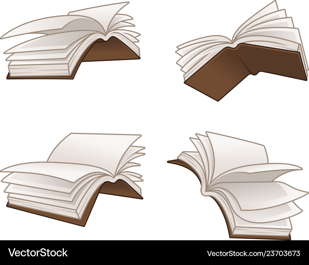 Flying books Flying books vector image