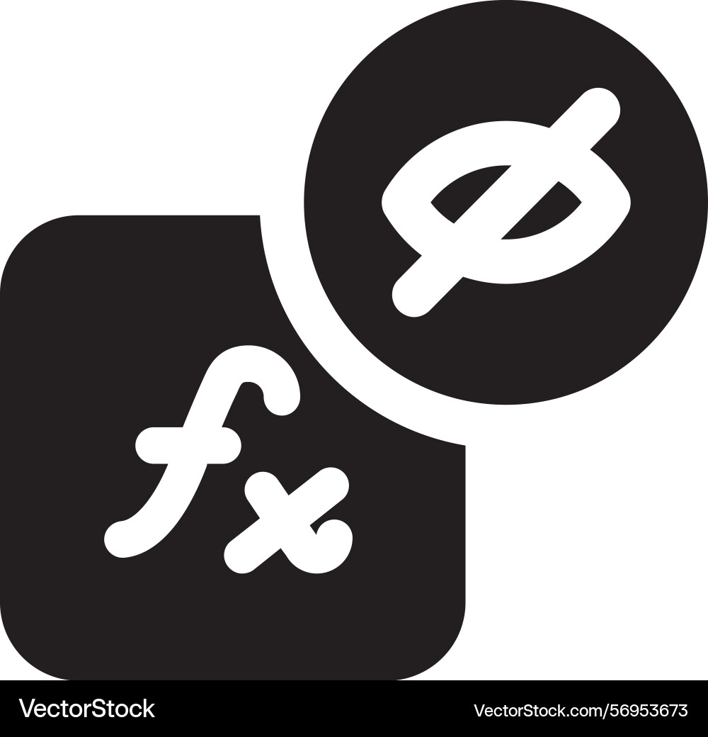Hidden layer style icon design vector image