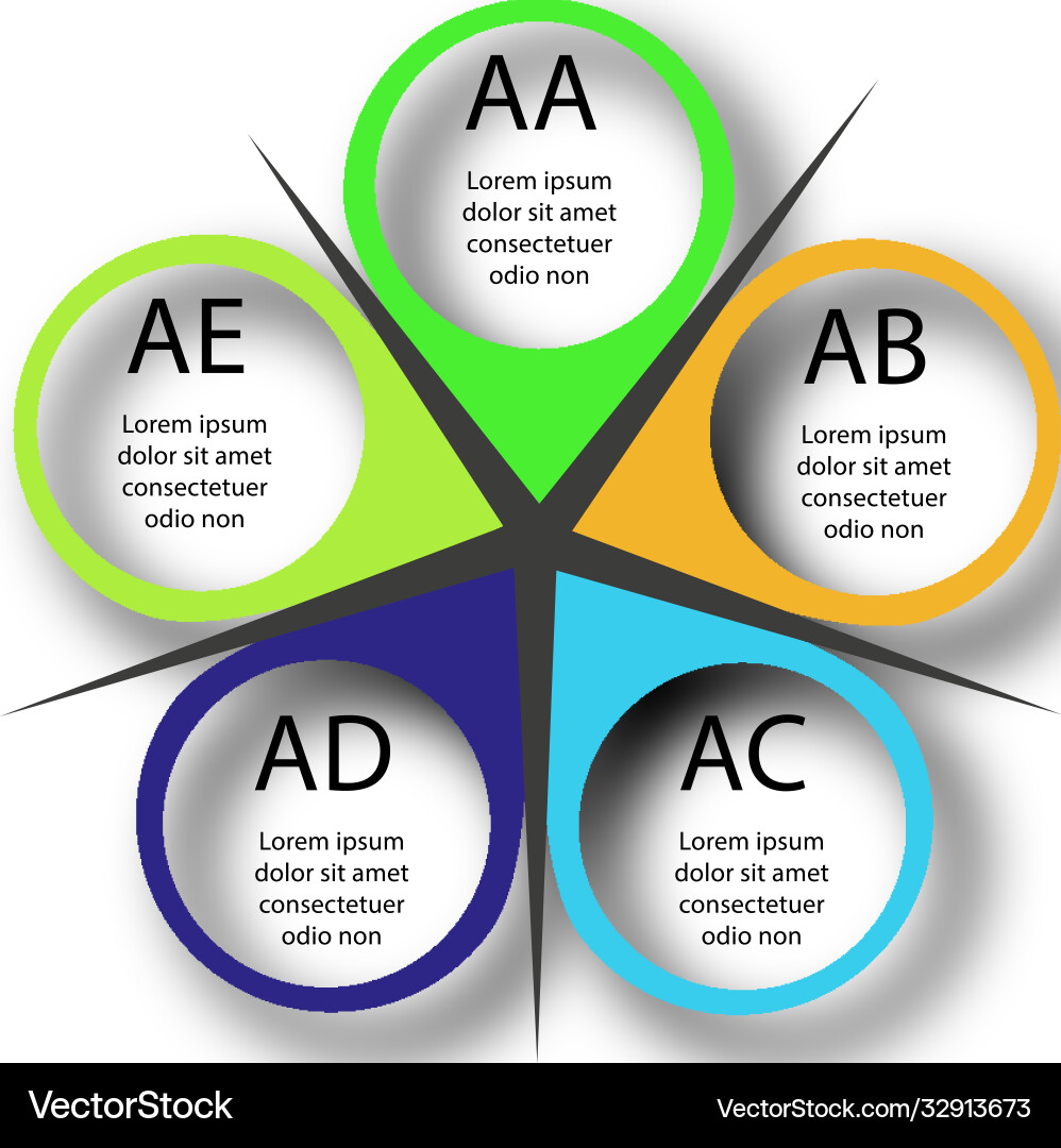 Infographic report template with lines and icons Infographic report template with lines and icons Vector Image