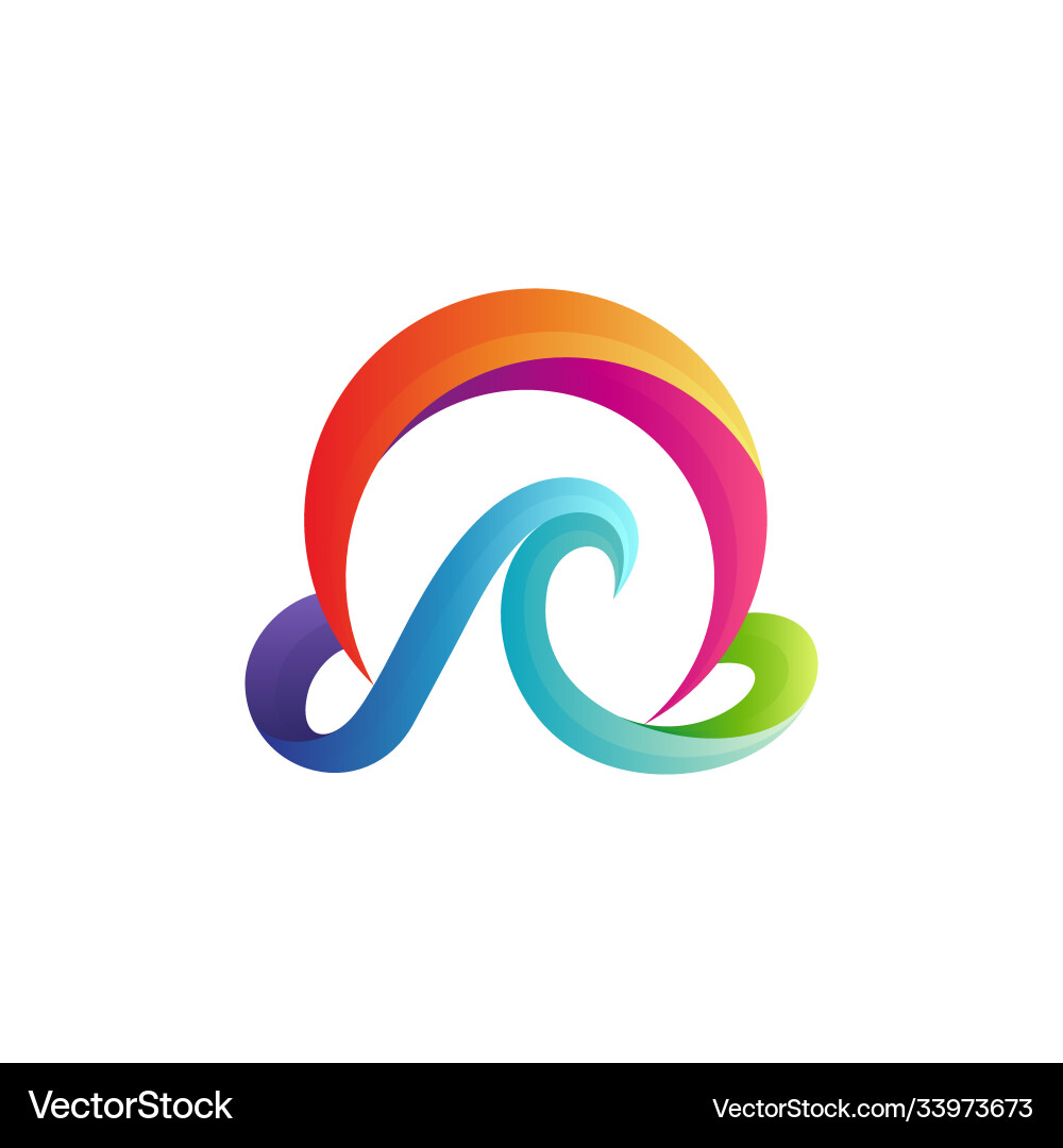 Ocean wave logo Royalty Free Vector Image - VectorStock