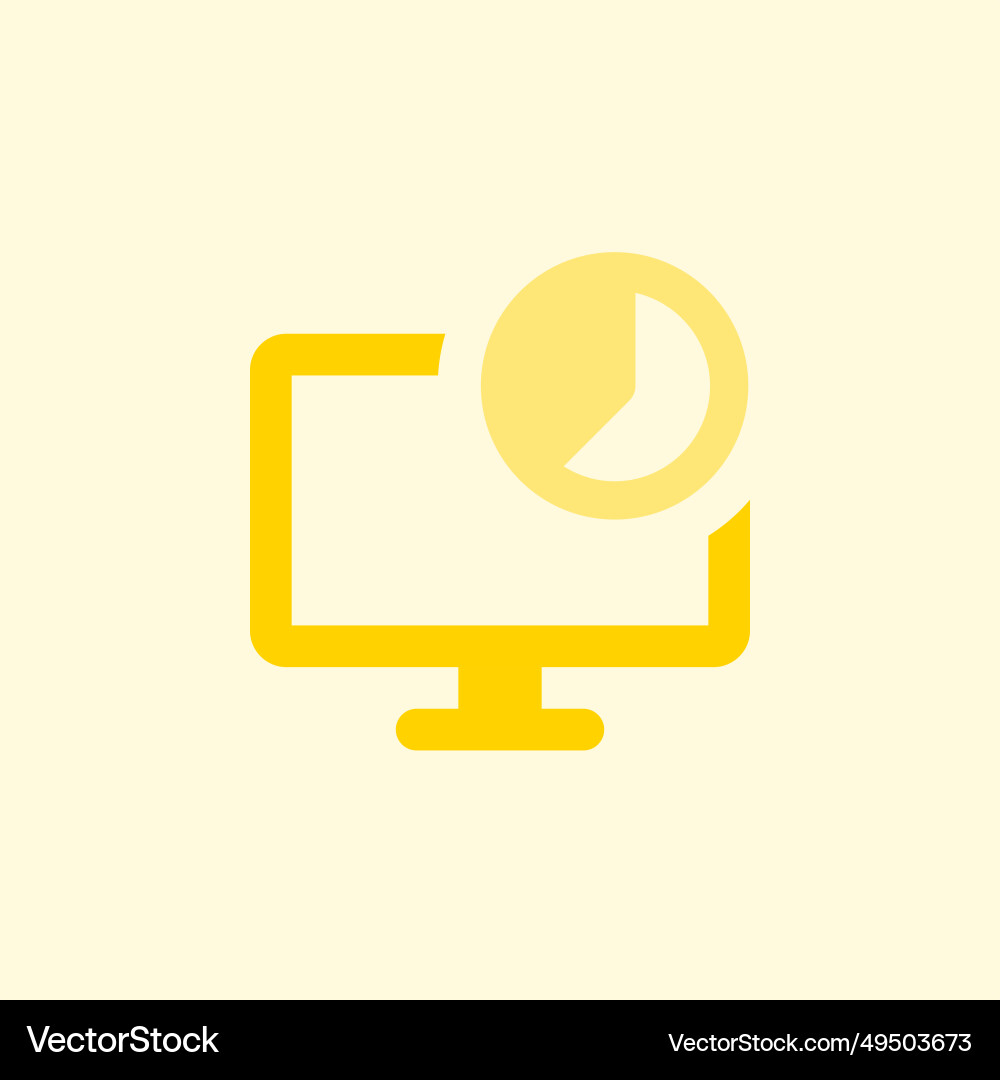 Visual data represented as a circular graph Vector Image