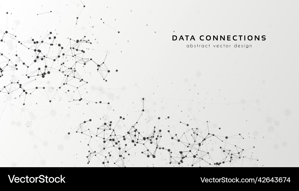 Abstract mesh background futuristic vector image