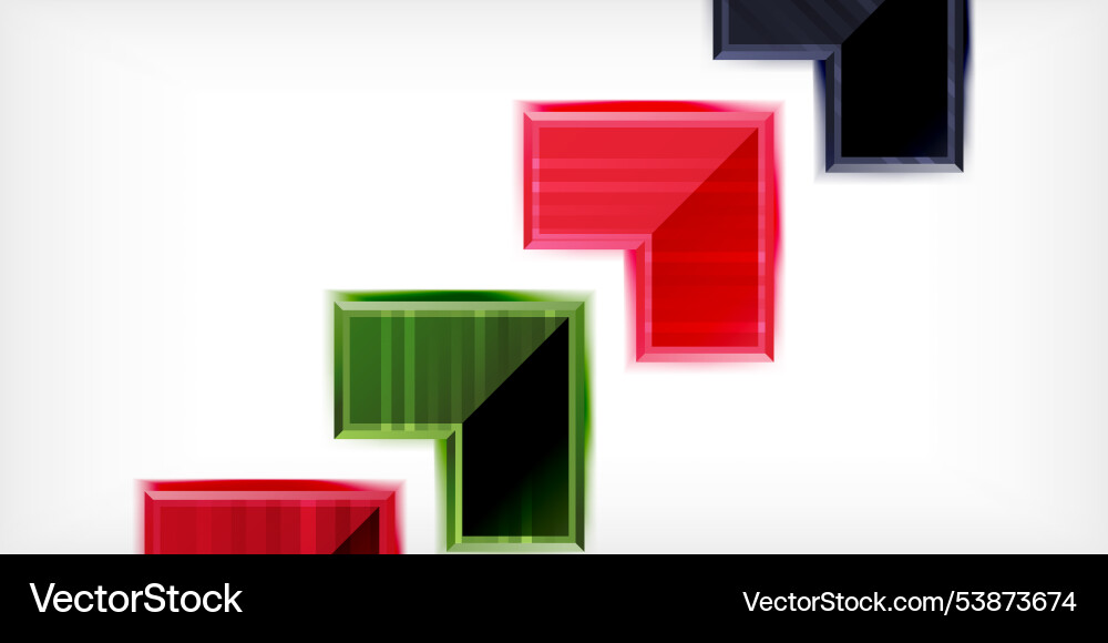 Arrow symbols created with 3d effects and line Arrow symbols created with 3d effects and line vector image