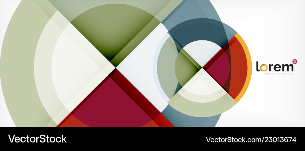 Multicolored round shapes abstract background Multicolored round shapes abstract background Vector Image