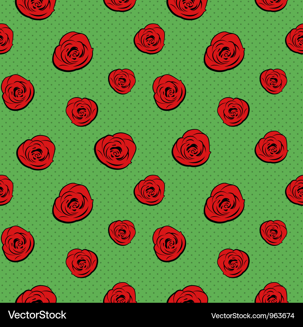Retro seamless pattern vector image