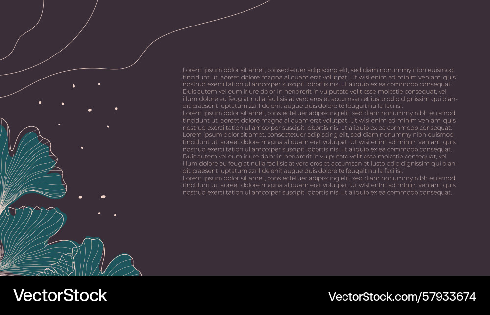 Simple dark background with copy space Vector Image