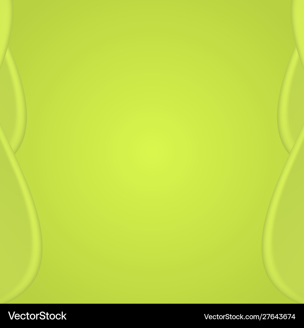 Smooth green borders on a background Smooth green borders on a background vector image