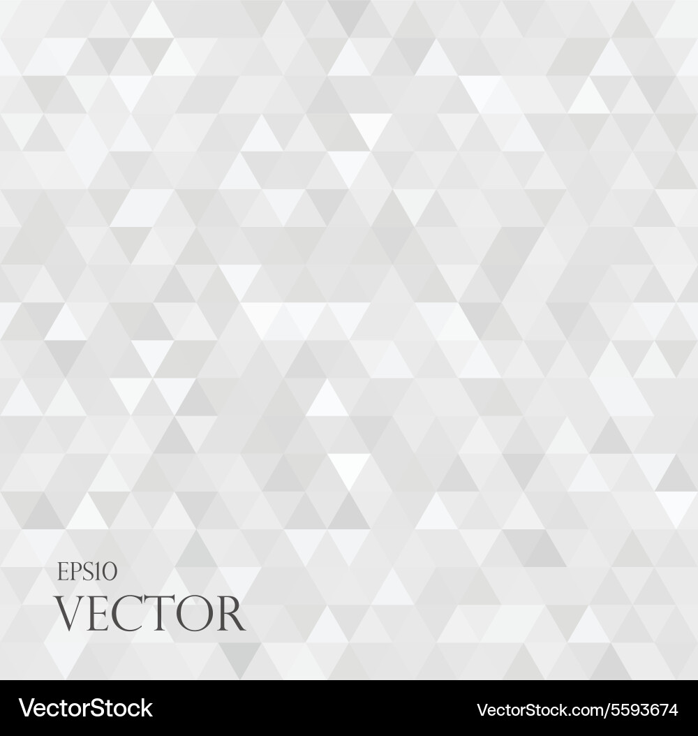 White Triangle Abstract Background vector image