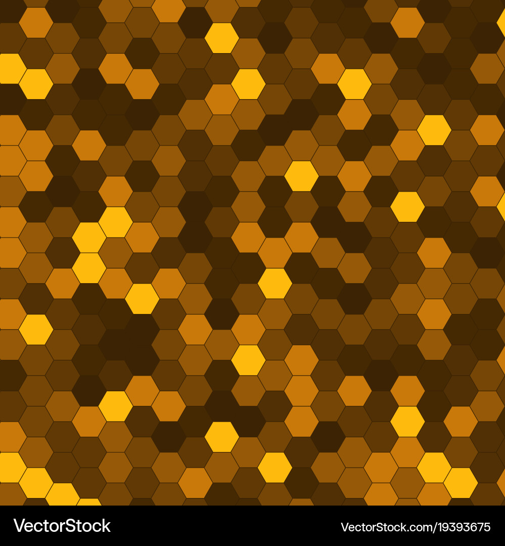Abstract background of multicolored hexagon Vector Image