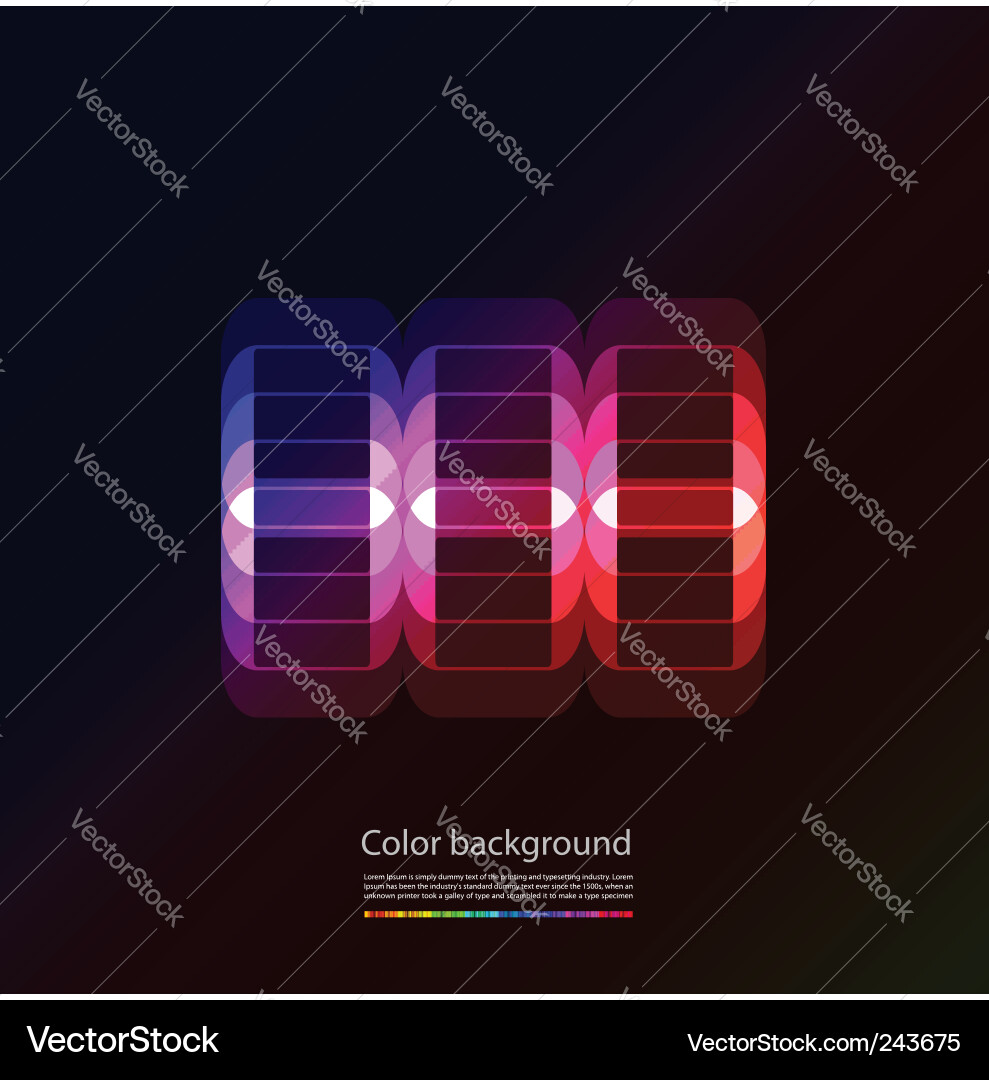 Abstract color background Vector Image