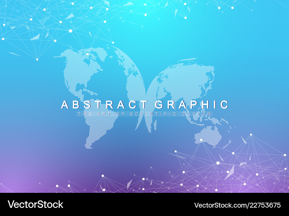Big data visualization graphic abstract Big data visualization graphic abstract vector image