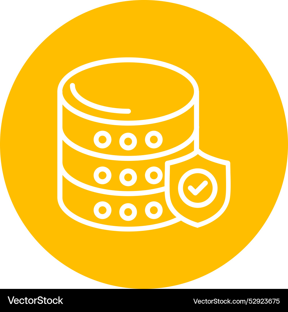 Database icon design Vector Image