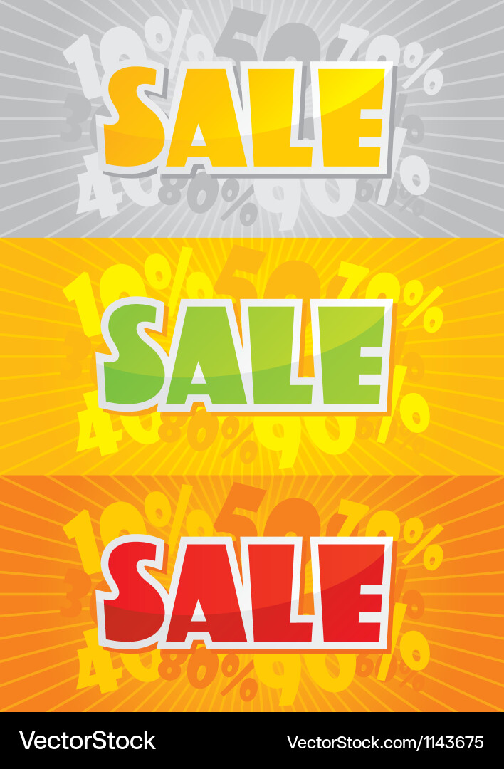 Sale color Vector Image