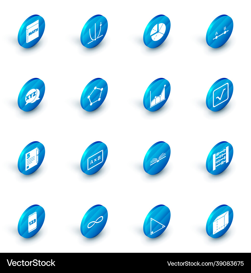 Set graph schedule chart diagram xyz Vector Image